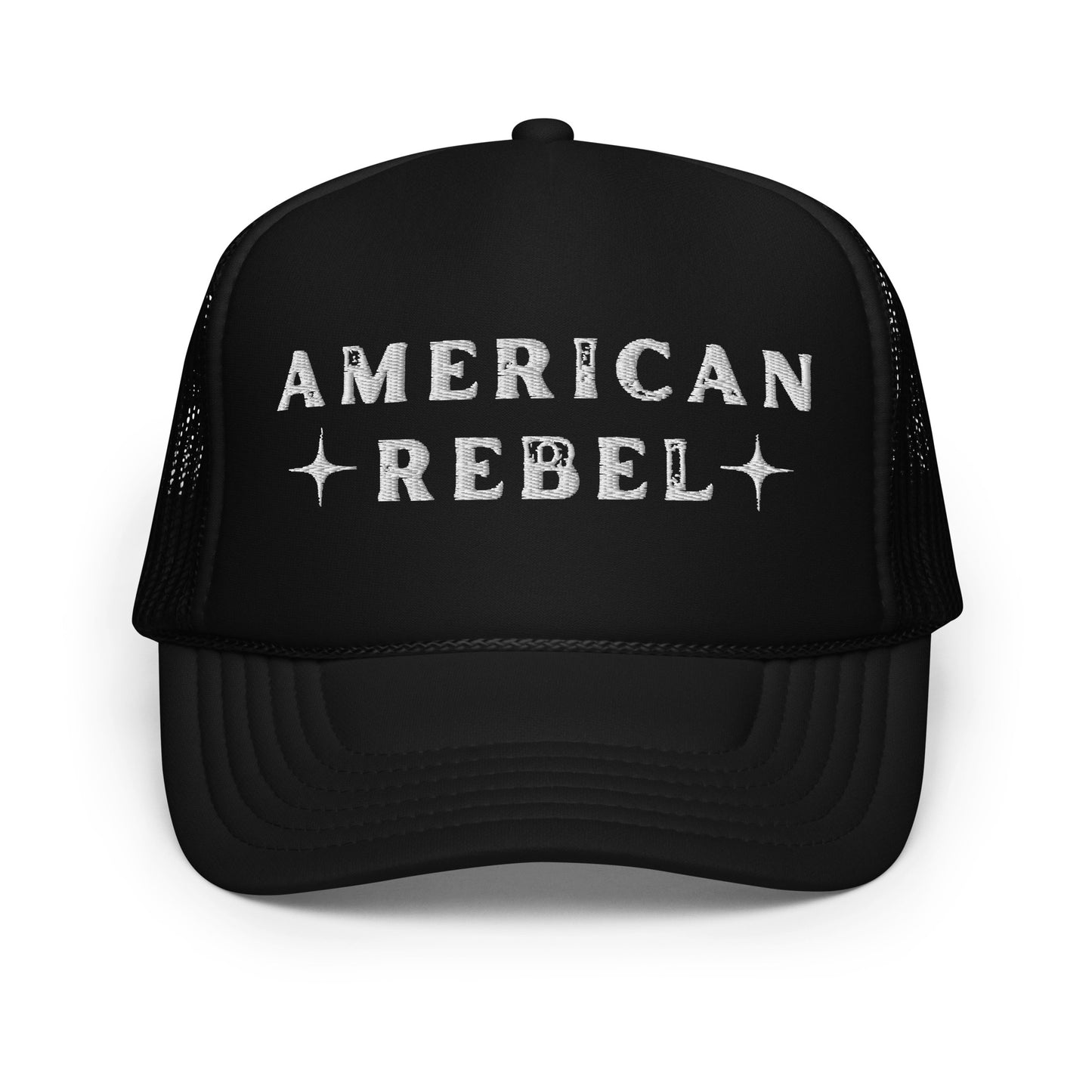 American Rebel Foam Trucker Hat (With Rope)