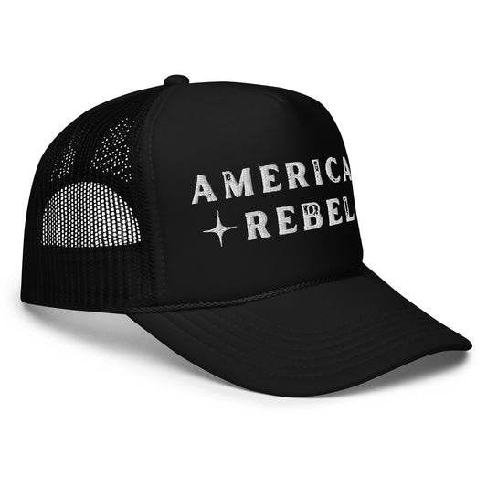 American Rebel Foam Trucker Hat (With Rope)