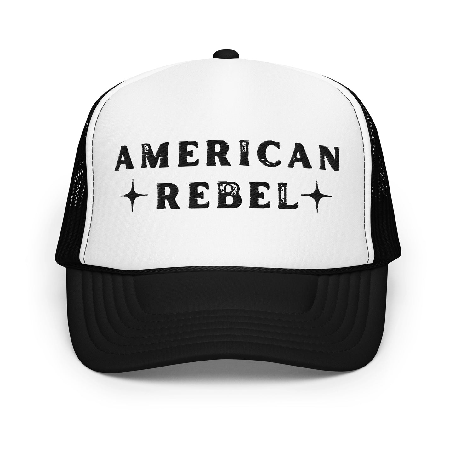 American Rebel Foam Trucker Hat (With Rope)