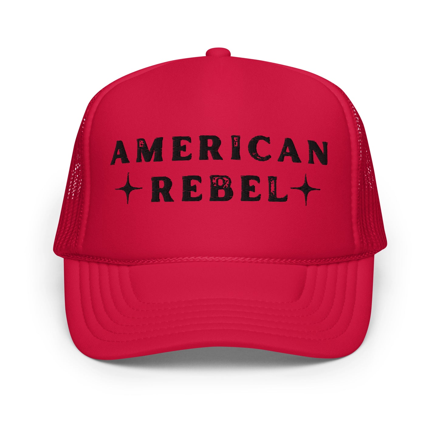 American Rebel Foam Trucker Hat (With Rope)